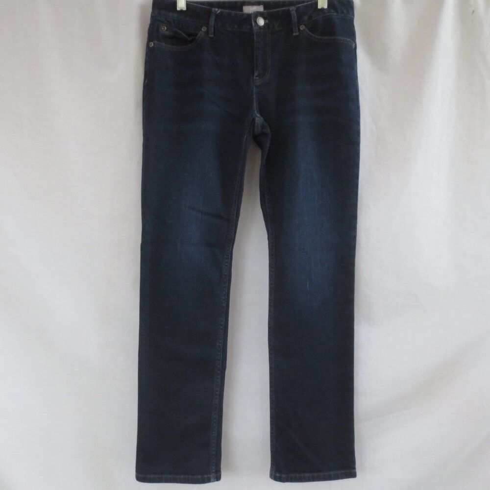 NEW J Jill Jeans Indigo Extra Dark Wash Stretch Slim Leg Reg Rise 5 Pocket 6P